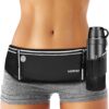 Running Belt Fanny Pack Black Polyester One Size