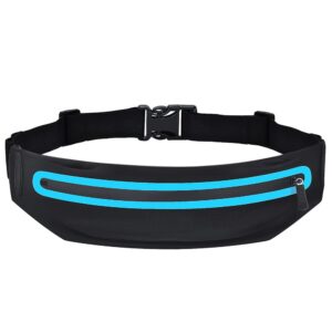 Running Belt Fanny Pack, Running Waist Pack for Women & Men USA Patented Hands-Free Reflective Runner Pouch Belt Fitness Workout Bag No-Bounce Adjustable Sport Travel Fanny Pack...