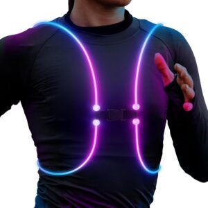 Running Lights For Runners, Reflective Running Vest, Reflective Running Gear Walking Vest For Women, Night Running Gear, Light Up Running Vest, Gifts For Runners, Safety Running...