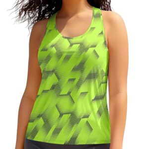 Running Tanks for Women Moisture Wicking Athletic Workout Gym Tops Racerback