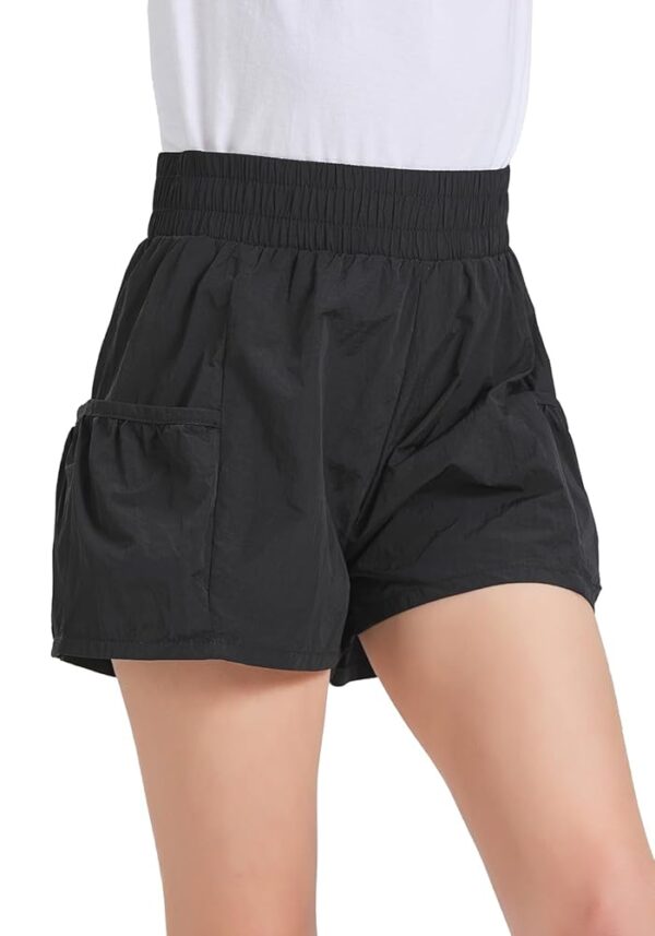 Shorts for Teen Girls Athletic Gym Running Biker Shorts with Pockets Preppy Youth Bottoms