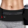 Simptech Running Belt Bag With Foldable Water Bottle Holder(Bottles NOT Included), No Bounce Large Pocket Water Resistant Fanny Waist Pack, Hydration Running Phone Holder For...