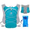 Small Water Backpack, Festival Hydration Vest, Hydro Pack with 2L Water Bladder, Lightweight Hydropack Running Water Vest for Women Men Runners Hiking Camping Biking Climbing