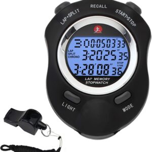 Stopwatch,Rolilink Metal Stop Watch for Sports Stopwatches Timer for Sports and Competitions