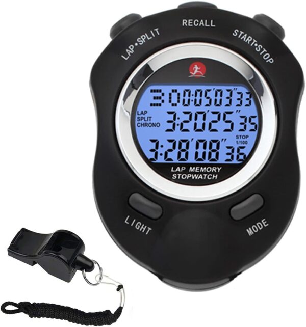 Stopwatch,Rolilink Metal Stop Watch for Sports Stopwatches Timer for Sports and Competitions