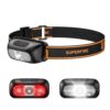 SuperFire Rechargeable Headlamp, 1000 Lumen LED Head Lamp with 5 Modes,Lightweight Head Flashlight for Outdoor Camping, Hiking,Running, Survival Headlight.IP44 Water Resistant...