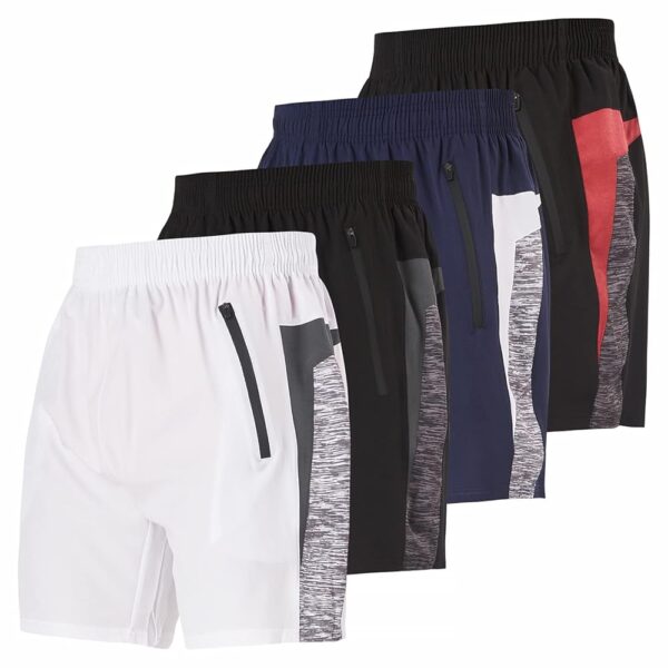 Ultra Performance Mens Workout Gym Shorts Men Casual 4 Pack Men's Athletic Running Shorts for Men 7 Inch Inseam