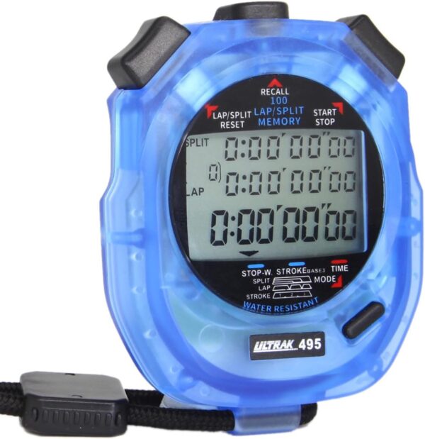 Ultrak 100 Lap Memory Timer - Blue