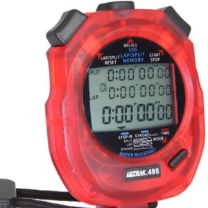 Ultrak 100 Lap Memory Timer - Red