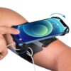 VUP Running Armband 360°Rotatable for iPhone 15/14/13/Pro Max/Pro/Mini/12/11/SE/Xs/XR/X/8/7/Plus, Fits All 4-6.7 Inch Smartphones, with Key Holder Phone Armband for Running...