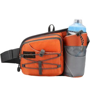 Waist Pack with Water Bottle Holder for Running Walking Hiking Hydration Belt