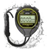 Waterproof Digital Stopwatch Timer, ANTEQI Large Display Simple Silent Stop Watch with ON/Off Function No Clock No Calendar No Alarm for Baseball Swimming Running Training Kids...