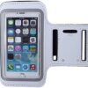 White Running Armband for iPod Touch 7 - Sports Gym Workout Case Cover Band Compatible with iPod Touch 7